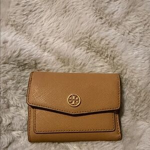 Tory Burch Tan Leather Wallet